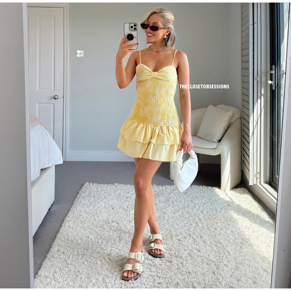 RARE!!! ZARA BLOGGER FAVE!!! Mini Dress with Spaghetti Straps NWT LAST ONE!!! - Picture 11 of 16